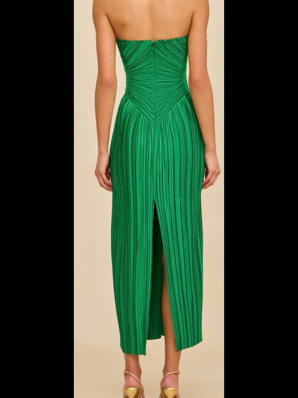 Cult Gaia Ashika Gown Malachite - Picture 2 of 2